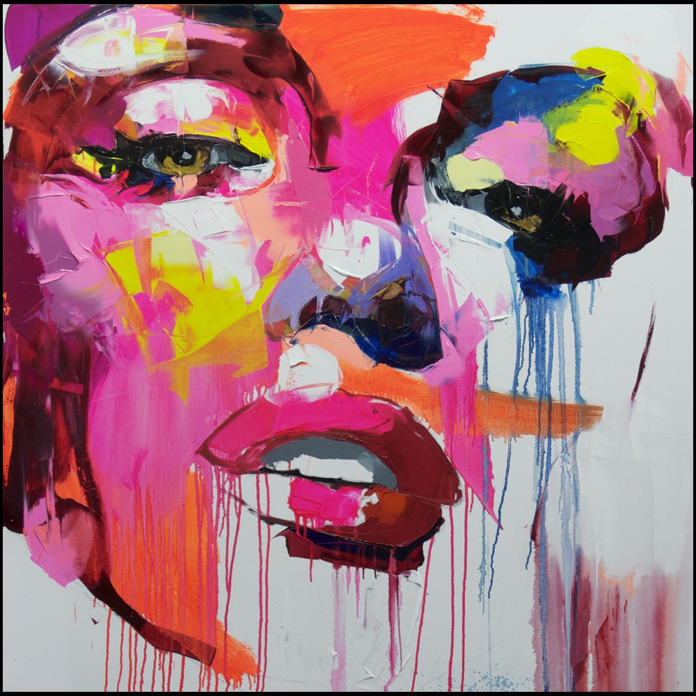 Francoise Nielly Portrait Palette Painting Expression Face167